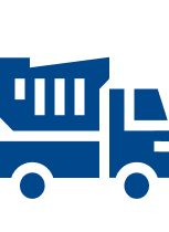 Piktogramm eines Industriefahrzeugs